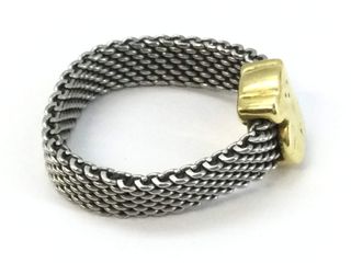 Anillo Tous Oso Dorado y Plata