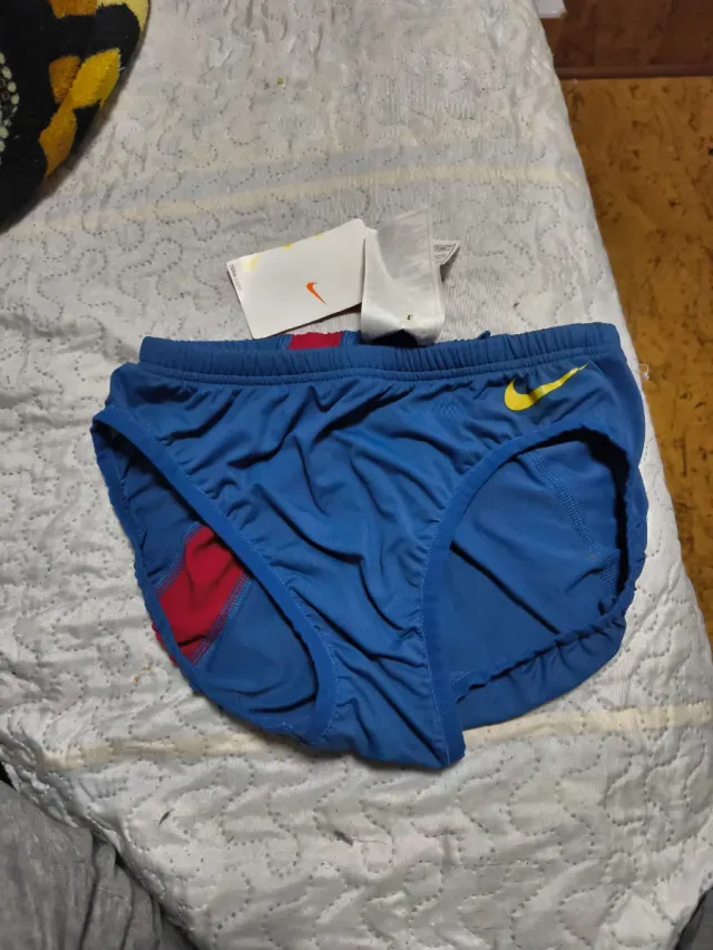 Costume da bagno Nike bambino blu