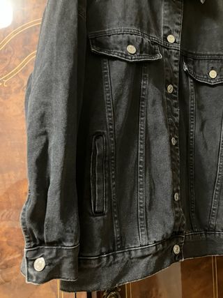 Chaqueta vaquera oversize Mango