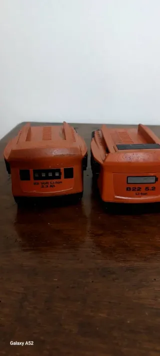 2 Batterie Hilti 3.3Ah e 5.2Ah da Riparare