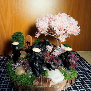 Diorama Samurai Stile Giappone Nuovo