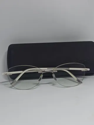 Occhiali Silhouette Argento/Bianco