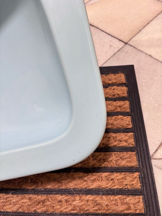 Lavamanos vintage azul