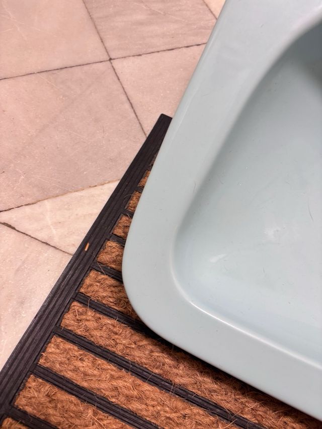 Lavamanos vintage azul