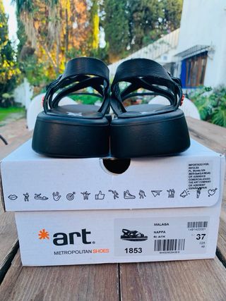 Sandalias ART Negras Talla 37