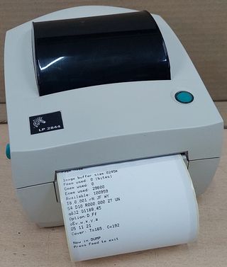 Zebra LP 2844 Impresora de etiquetas