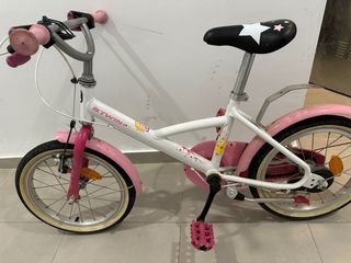 Bicicleta infantil Btwin rosa