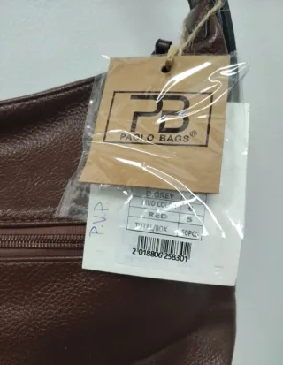 Bolso Paolo Bags Marrón Piel Sintética