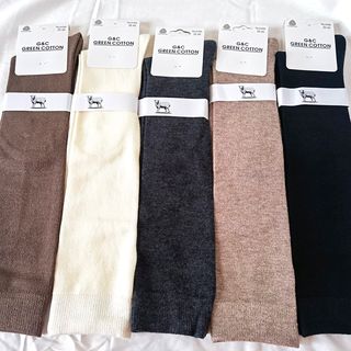 5 pares Calcetines lana larga para mujer