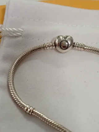 Pulsera Pandora Corazón Plata