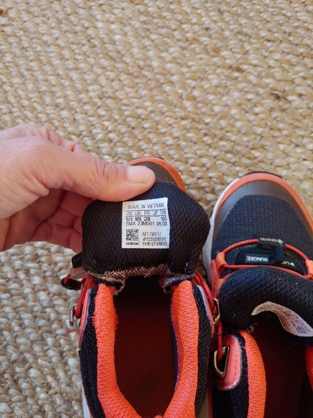 Adidas terrex niño goretex talla 28