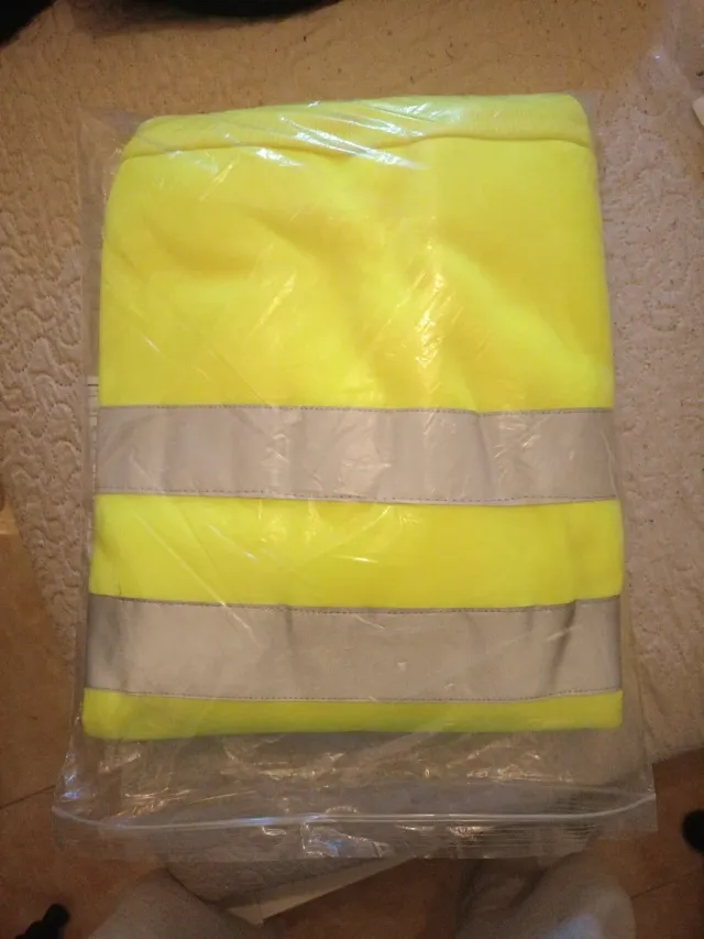 Forro de trabajo amarillo talla L