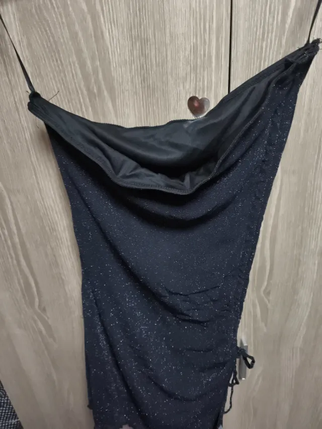 Abito da festa donna nero brillante