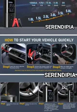 ARRANCADOR COMPRESOR PARA COCHE.