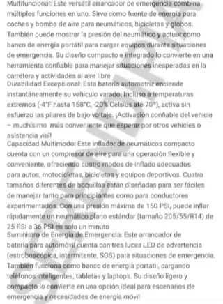 ARRANCADOR COMPRESOR PARA COCHE.