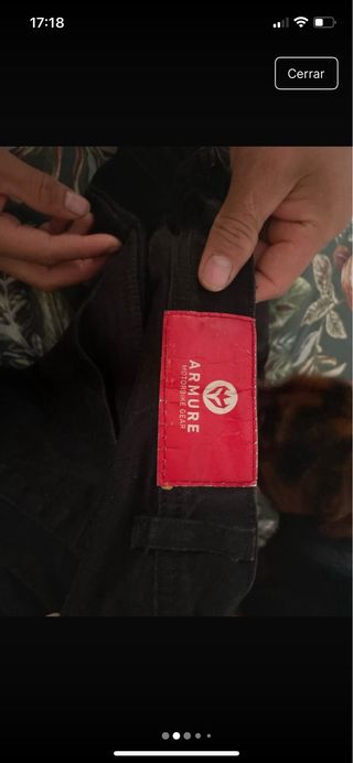 Pantalón Armure Mujer Talla 40 Negro