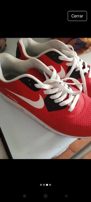 Zapatillas Nike Air Max Rojas Blancas
