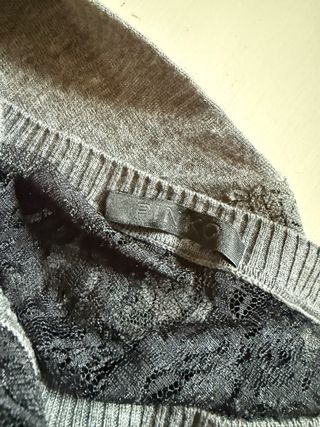 Abitino Pinko lana nero e grigio