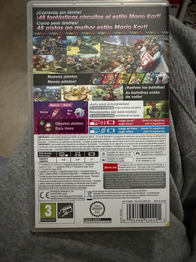 Scatola vuota Mario Kart 8 Deluxe Nintendo Switch