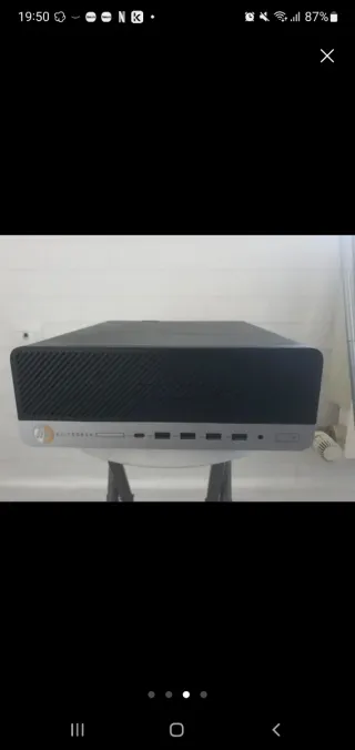 Ordenador Sobremesa HP Negro