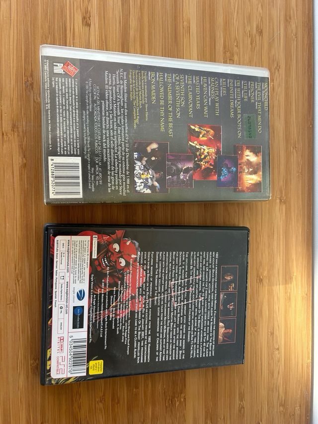 Iron Maiden VHS y DVD