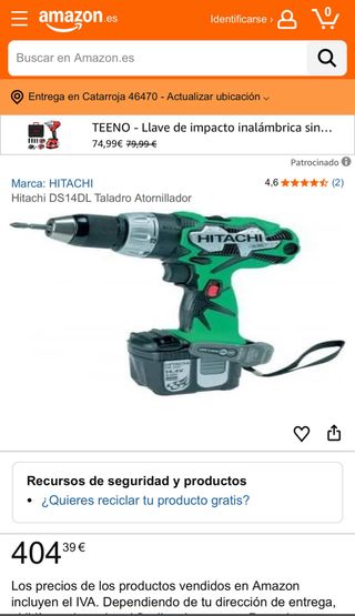 Taladro Hitachi Koki DS 14DL 14.4V