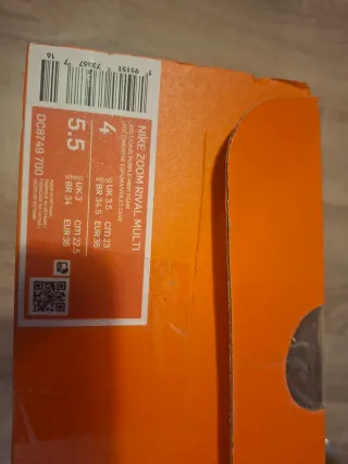 Zapatillas Clavos Atletismo Zoom Rival