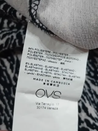 Gonna tubino OVS elasticizzata fantasia L