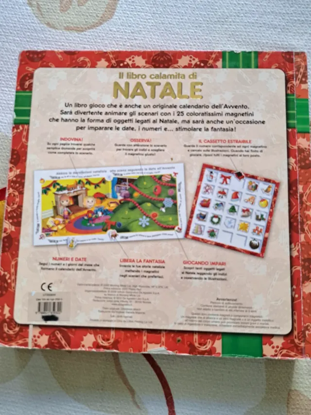 Libro grande e libro piccolo Natale e peluche