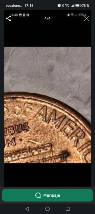 Moneda Lincoln 1993 con error