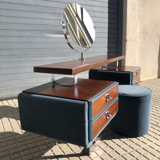 Tocador Coiffeuse vintage Francia 1970