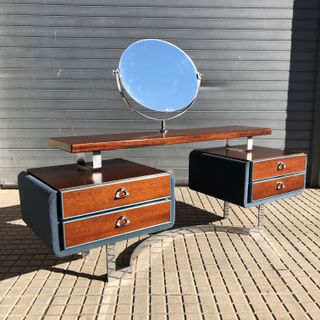 Tocador Coiffeuse vintage Francia 1970