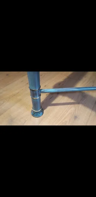 Mesa y 4 Sillas Metal y Tela
