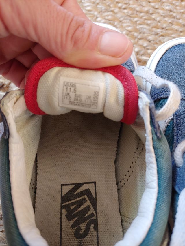 Zapatillas vans niño talla 28