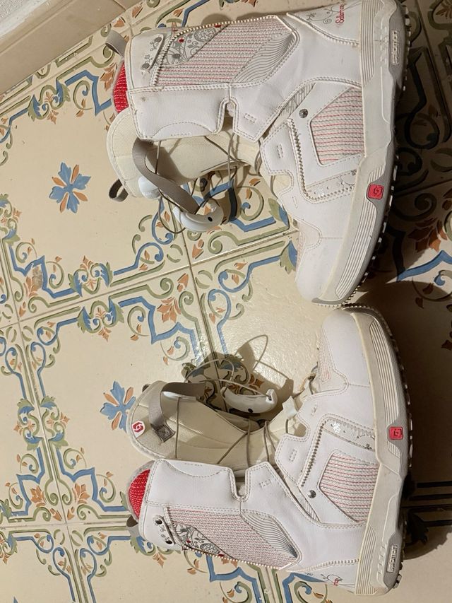 Bota Snow Salomon Mujer Blanca