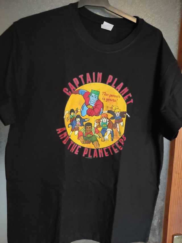 Camiseta Capitán Planeta y los Planetarios