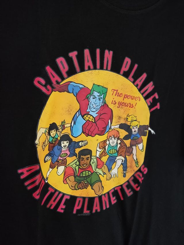 Camiseta Capitán Planeta y los Planetarios