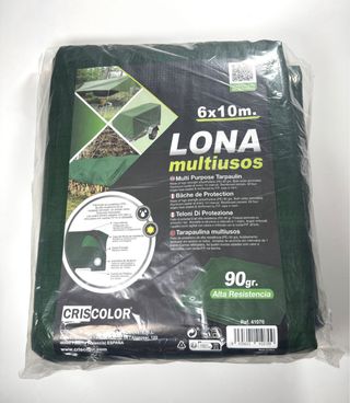 Lona 6x10m toldo impermeable
