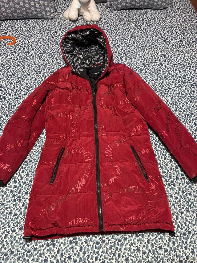 Abrigo Desigual niña rojo
