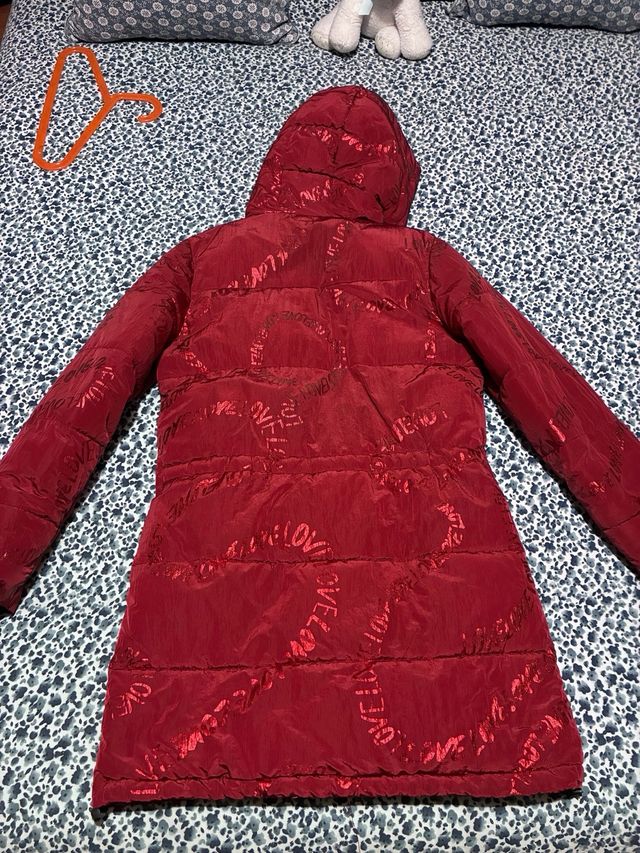 Abrigo Desigual niña rojo