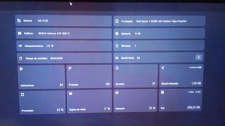 PC Gaming Negro con Luces LED