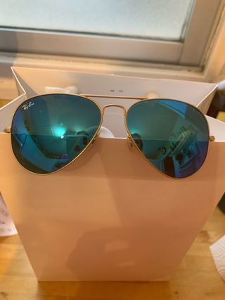 Gafas de Sol Ray-Ban Aviator Azul ORIGINALES