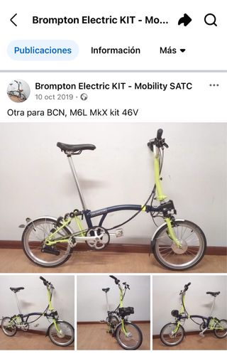 Bromton electrificada M6L