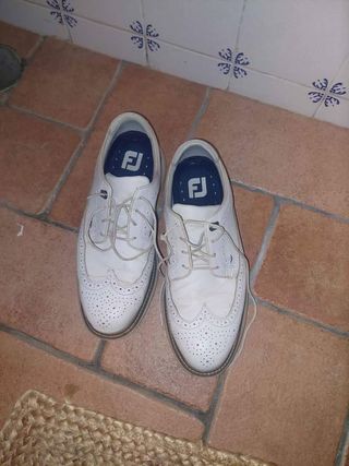 Footjoy Traditions Sapatos de Golfe Brancos