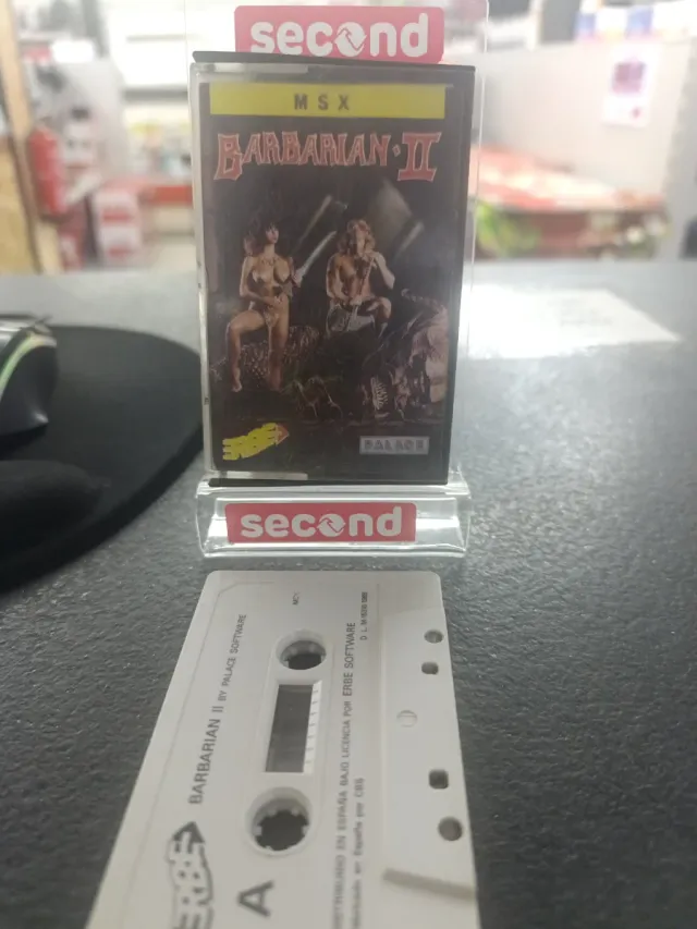 Juego MSX Barbarian II Erbe Software