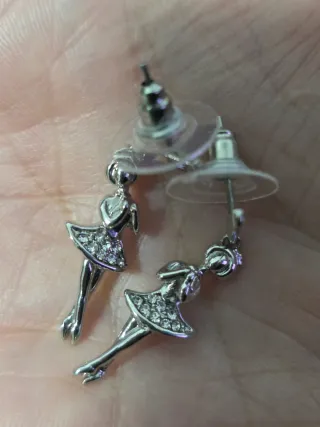 Conjunto bailarina collar y pendientes