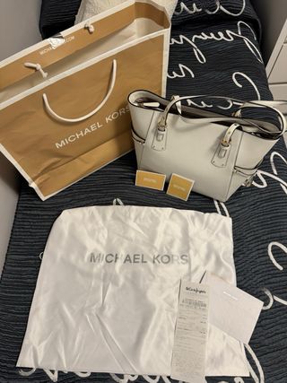 Bolso Michael Kors Blanco Original