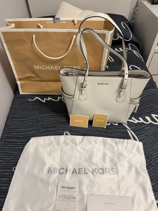 Bolso Michael Kors Blanco Original