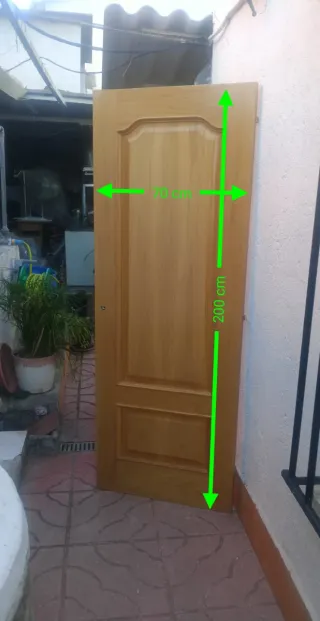 Puerta de madera interior