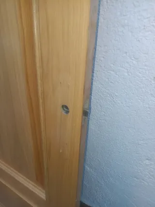 Puerta de madera interior